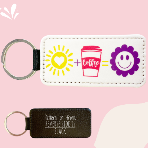 COFFEE SUNSHINE SMILES KEYCHAIN